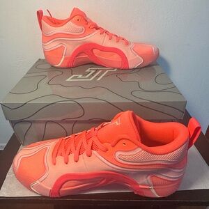 Jordan Athletic Shoes in Red and Pink